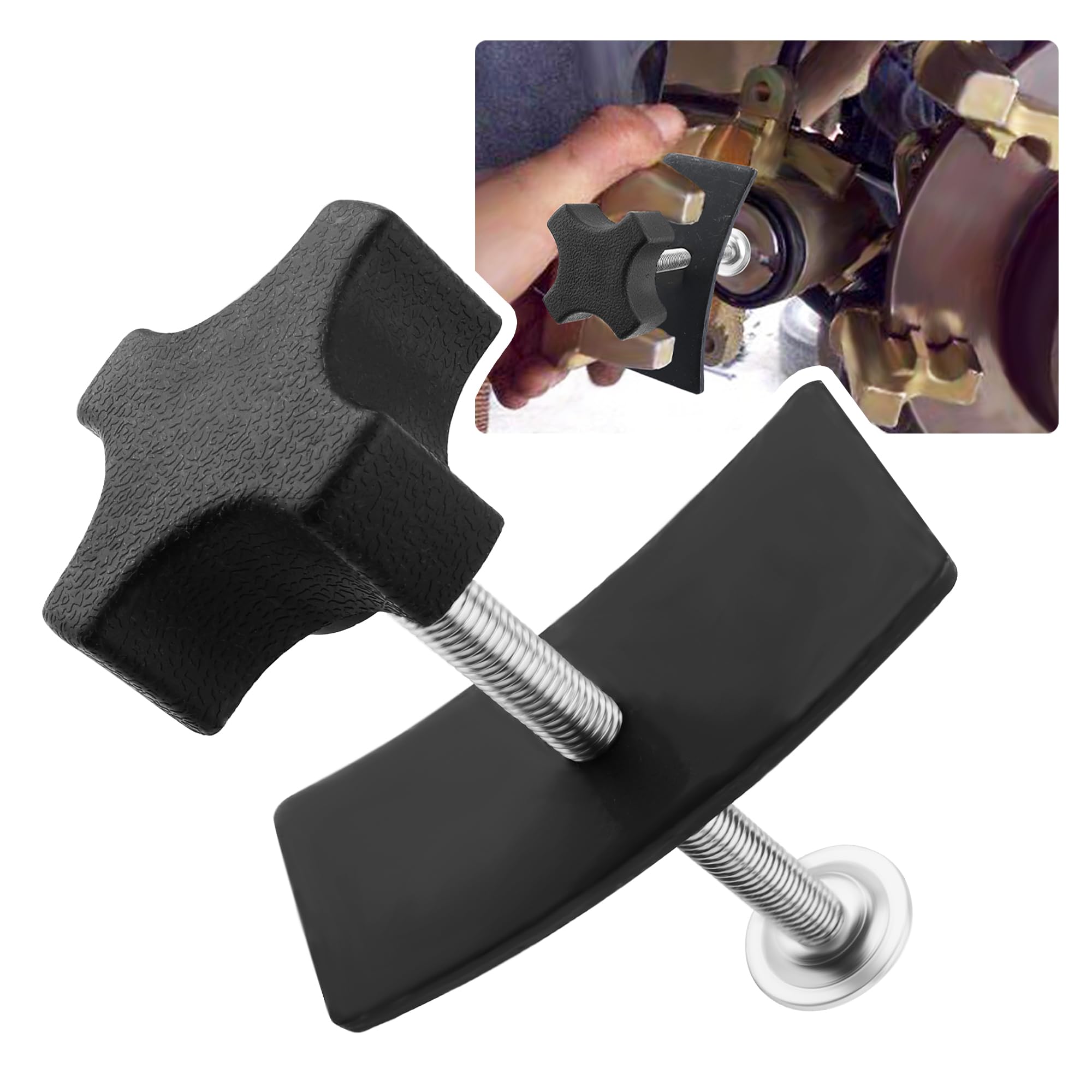 StacoolStacool Brake Pad Spreader,Heavy Duty Brake Caliper Compression Tool for Single/Dual Caliper Pistons,Essential Caliper Piston Compressor Tool Car Accessories for Brake Pad Replacement