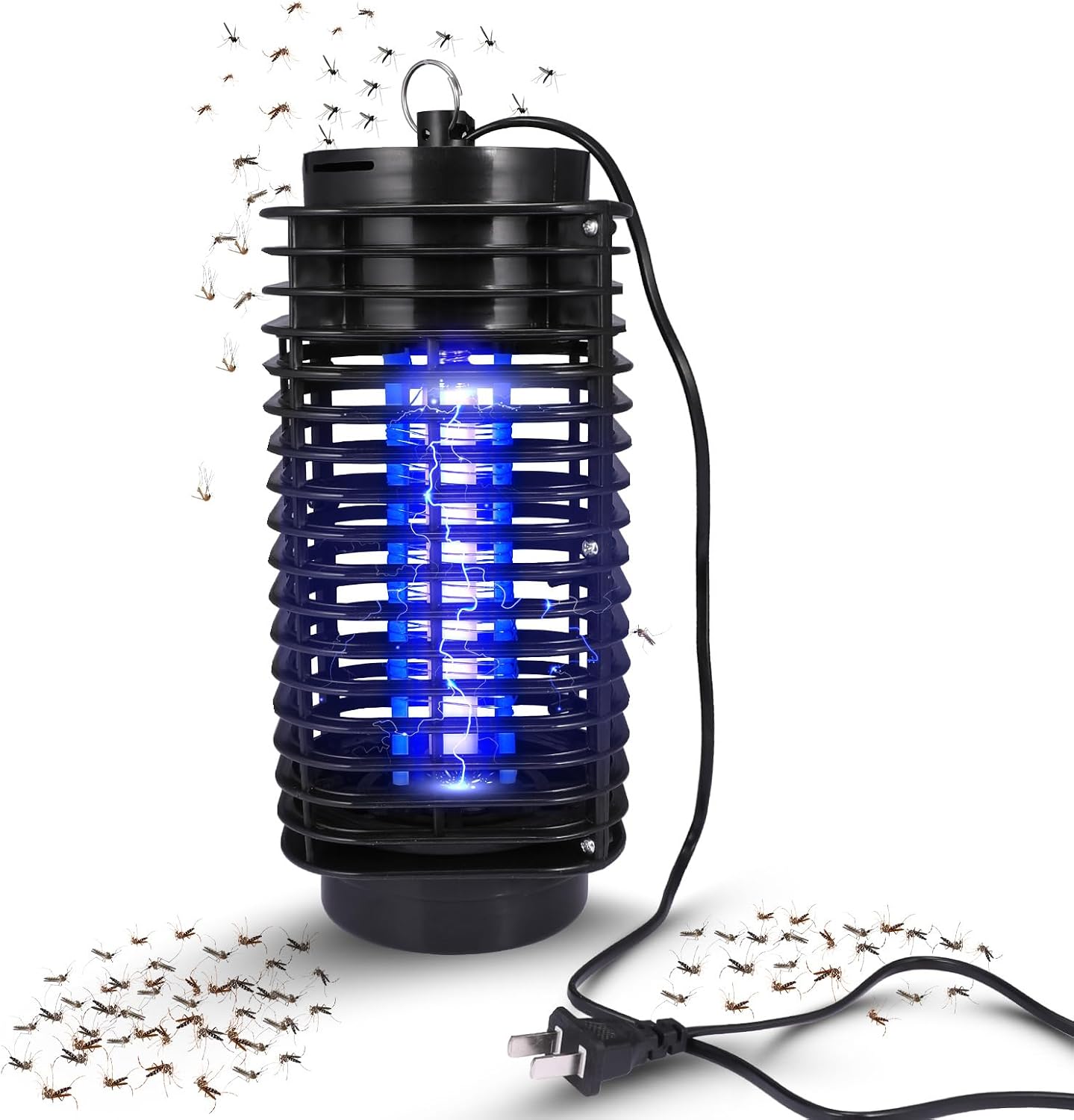 2026 Upgraded Indoor Electric Bug Zapper, Safe Mosquito Trap with LED Light, 1000V High Voltage Pest Control for Bedroom, Office, Hotel & Indoor Use