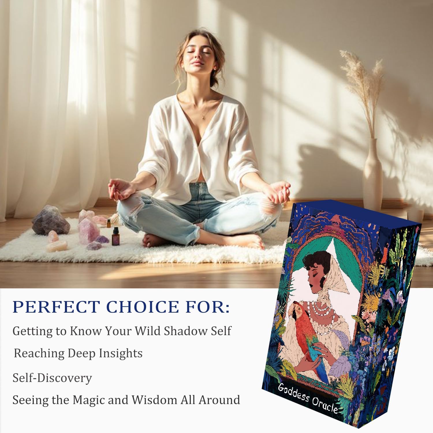 58 Nature-Infused Oracle Cards for Modern Life|Beginner-Friendly Healing & Inspiration Deck - Image 6