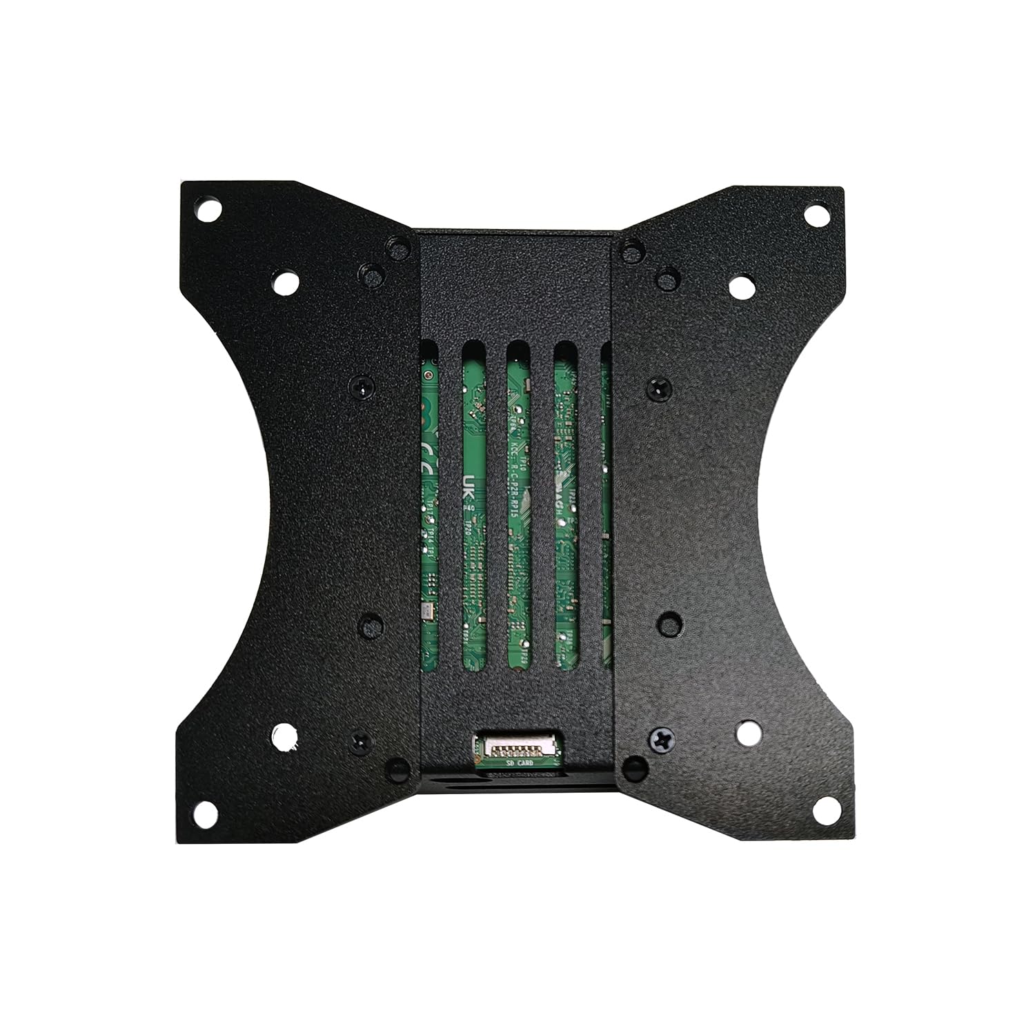 Digitalkey Custodia Big per Raspberry Pi 5 con Supporti VESA Rimovibili e Active Cooler + Shield PCIe M.2 NVMe SSD