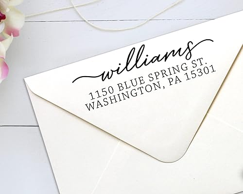 Sello de dirección de devolución personalizado  Sello de dirección personalizado  Sello de dirección autoentintado o mango de madera, regalo de