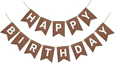 brown happy birthday banner Top3商品