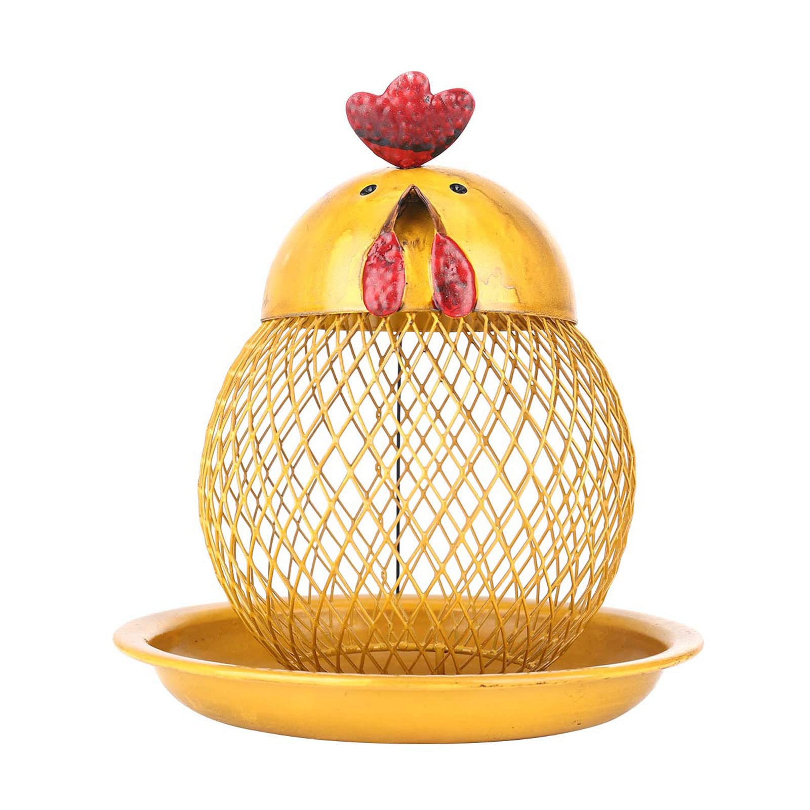 Comederos para Pajaros Ventana Comedero Pajaros Silvestres con Ventosa Comedero para Pajaros Balcon,Gold