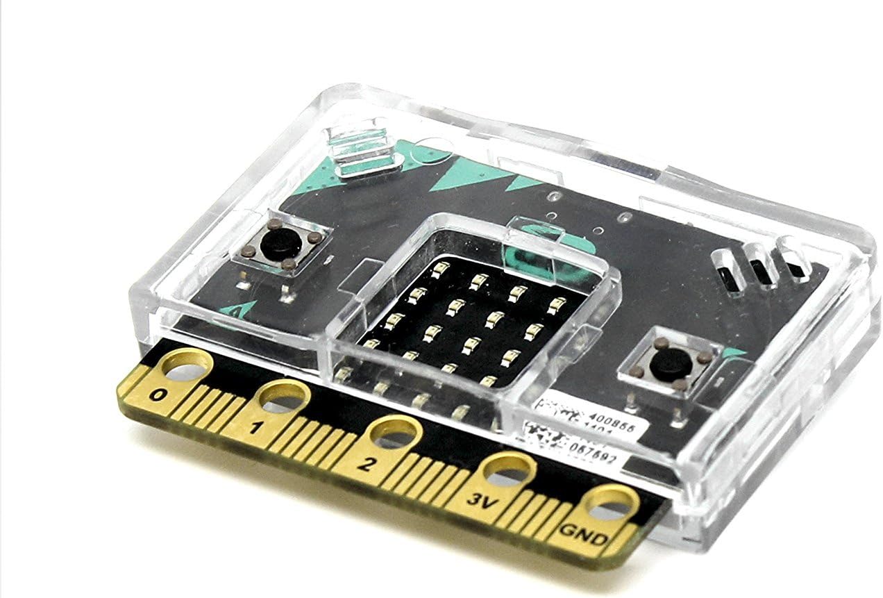 SB Black Case for BBC Micro:BitACCESS to all PortsMounted in 30 seconds OPEN (Transparent)