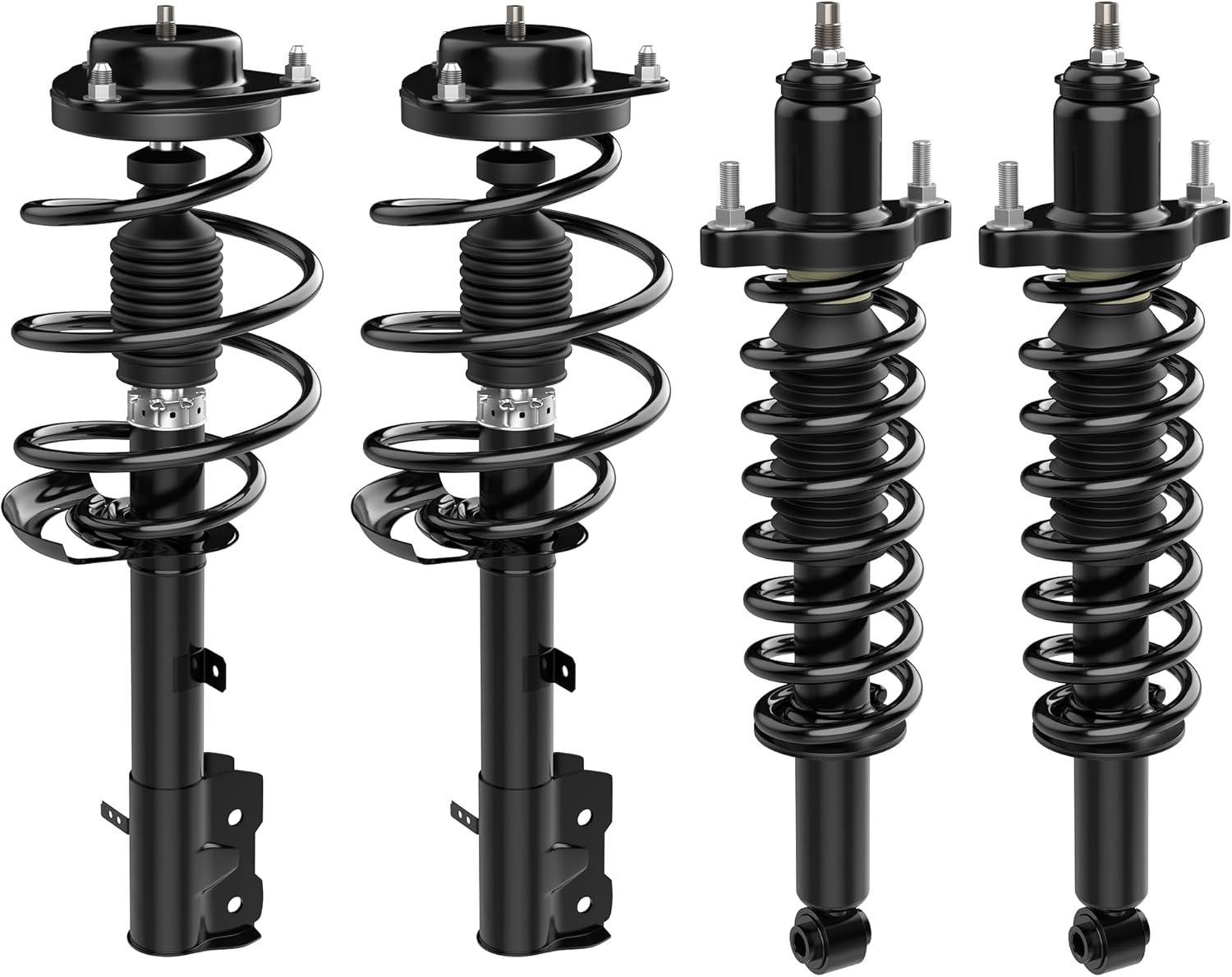 AUTOSAVER88 Front Complete Struts Rear Shocks and Coil Spring Assembly Compatible with 2007-2012 Dodge Caliber, 2007-2014 Compass, 2007-2014 Patriot