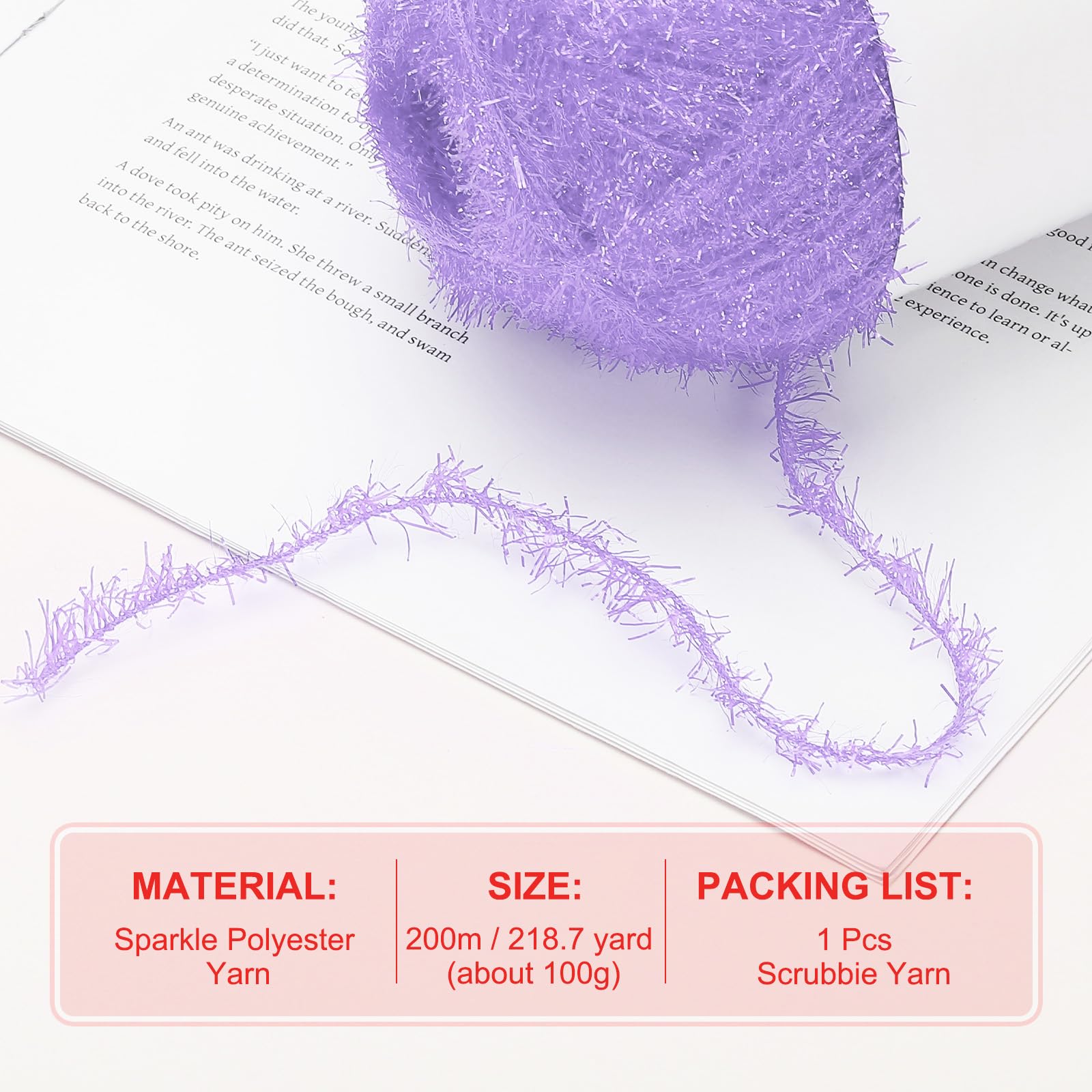 PATIKIL 218 Yard Scrubbie Yarn - Image 2