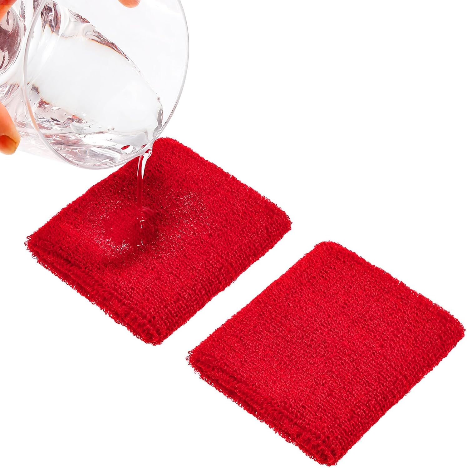 Bememo 6 Pieces Sweatbands Set 2 Sports Headbands and 4 Wristbands Striped Sweat Band for Men Women Colorful Neon Athletic Running Gym Basketball Tennis - Image 5