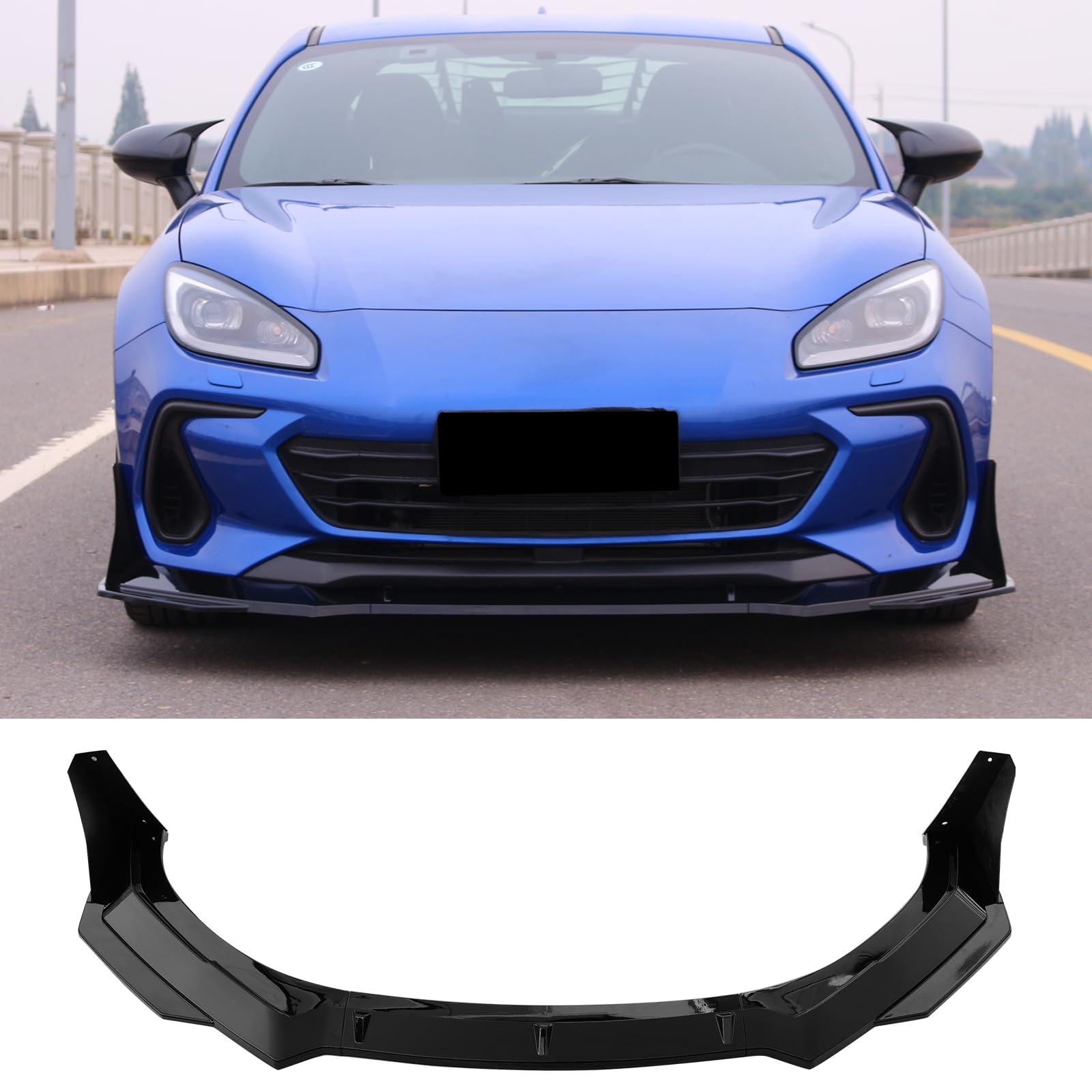 Amazon.com: IKON MOTORSPORTS Front Bumper Lip, Compatible with