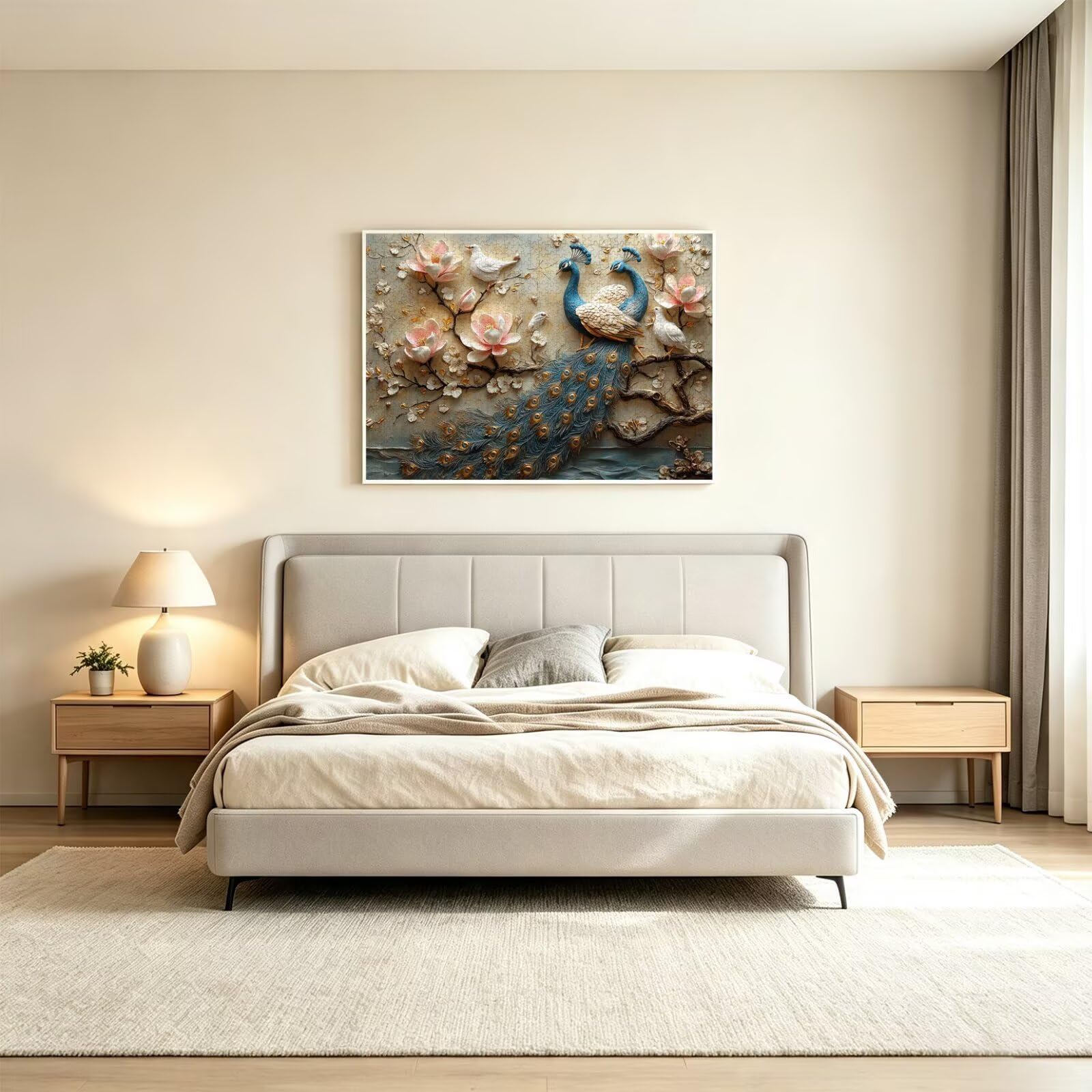 Puzzle dla dorosłych 2000, paw roślina, 99 x 70 cm, n-359