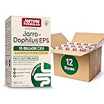 Jarrow Formulas Jarro-Dophilus EPS Probiotics 10 Billion CFU for Intestinal Tract Support, Probiotic Supplement for Gut Health for Women and Men, 120 Veggie Capsules, Up to a 60 Day Supply,Pack of 12