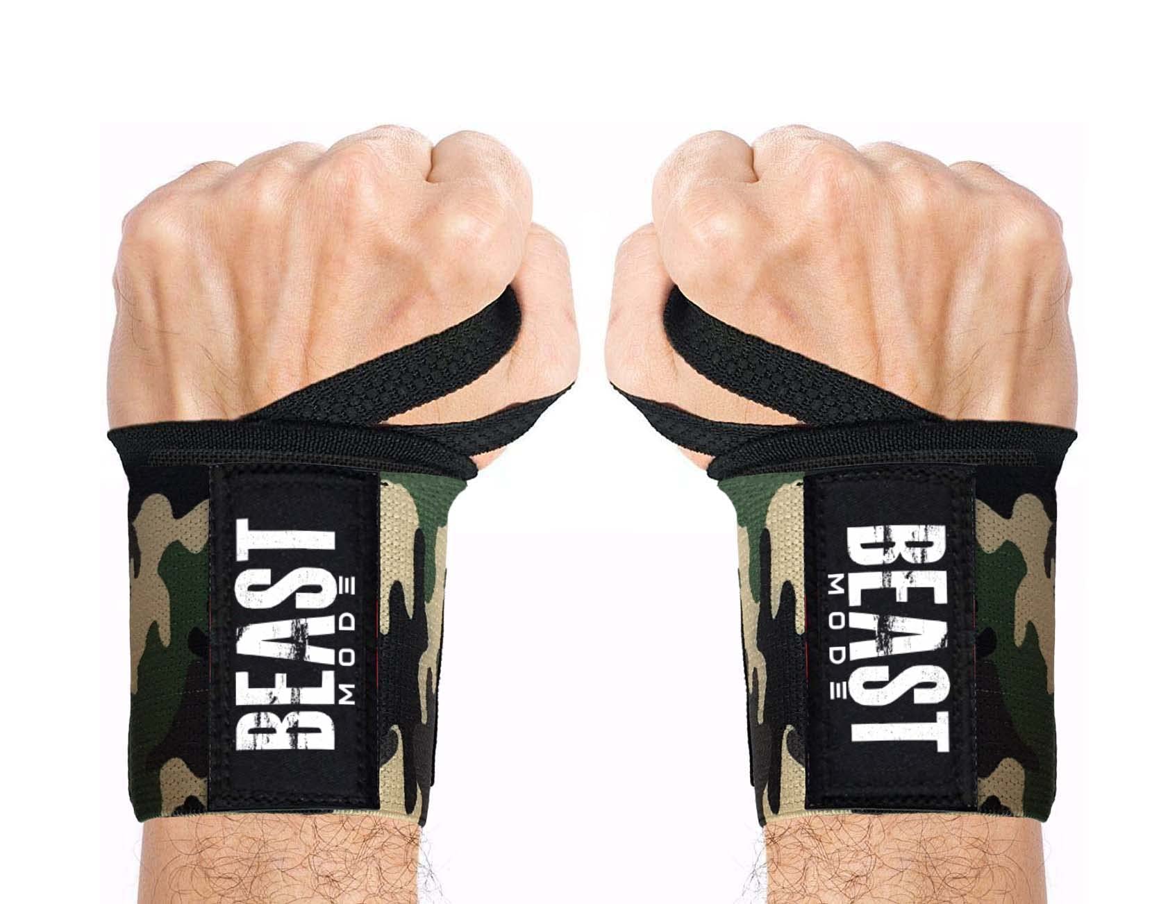 Beast Mode Sports Wrist Band for Gym Workout,Wrist Wraps,Wrist Support for Men by STEIGEN FITNESS-SF-image-14
