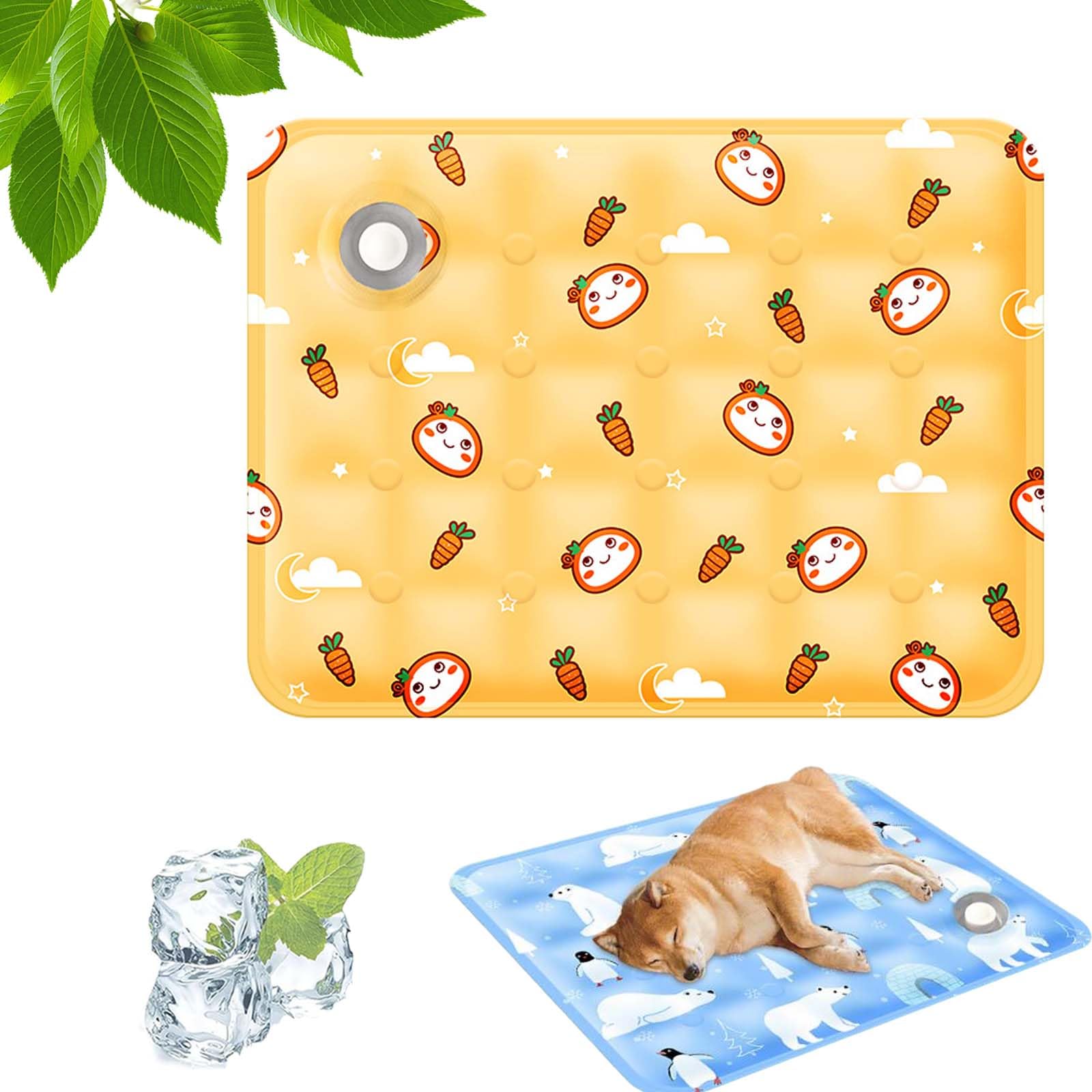 Tapis rafraîchissant chien et chat grand matelas fraîcheur été XL