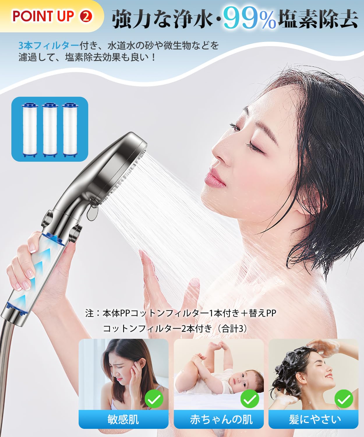 Amazon.co.jp: Nobelbird シャワーヘッド マイクロナノバブル 【2025