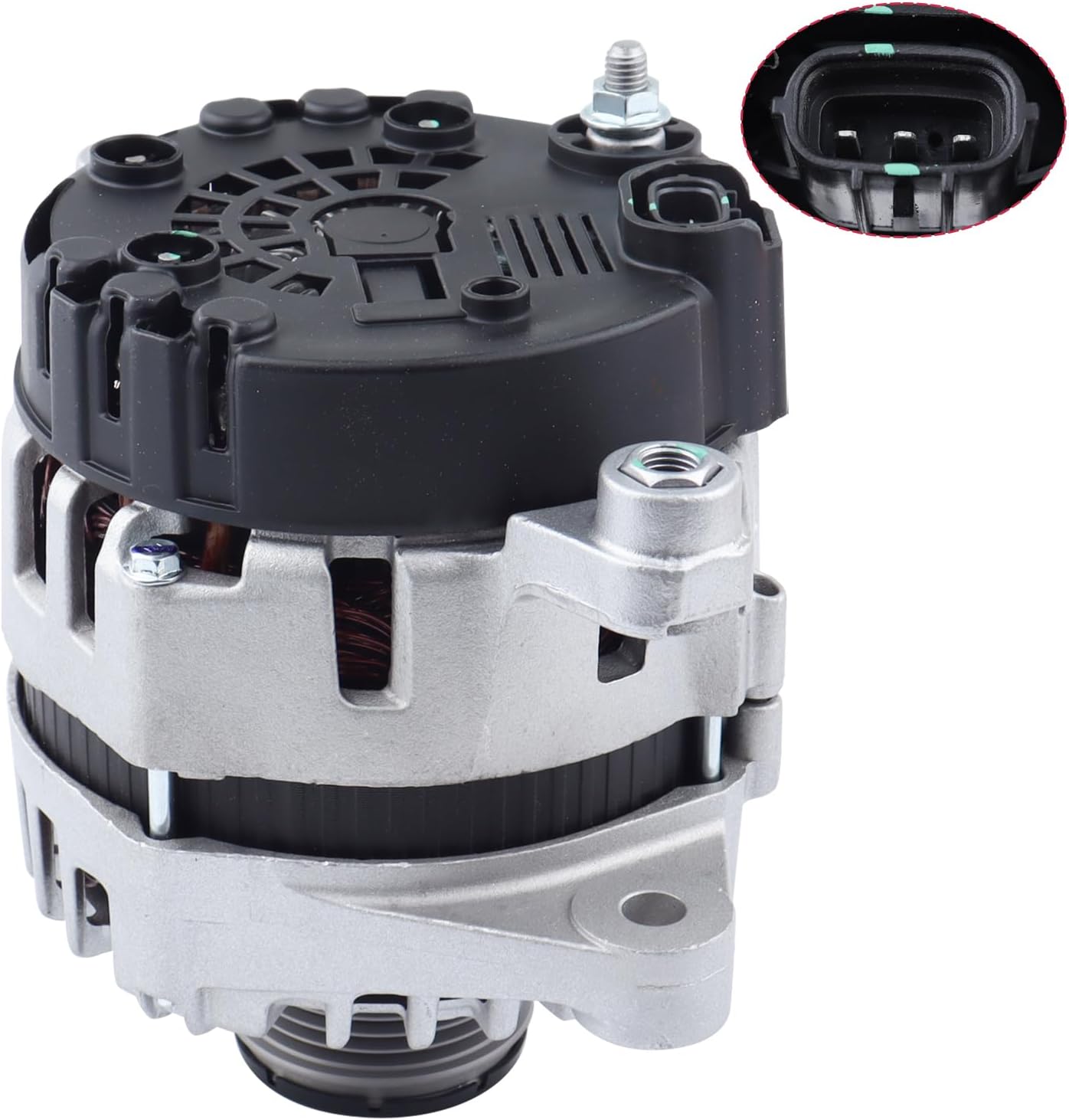 FEIDKS New Alternator 12V 150A Fit for Kia Optima 2.4L 2013-2016, Hyundai Santa Fe 2.4L Kia Sorento 2.4L 37300-2G800