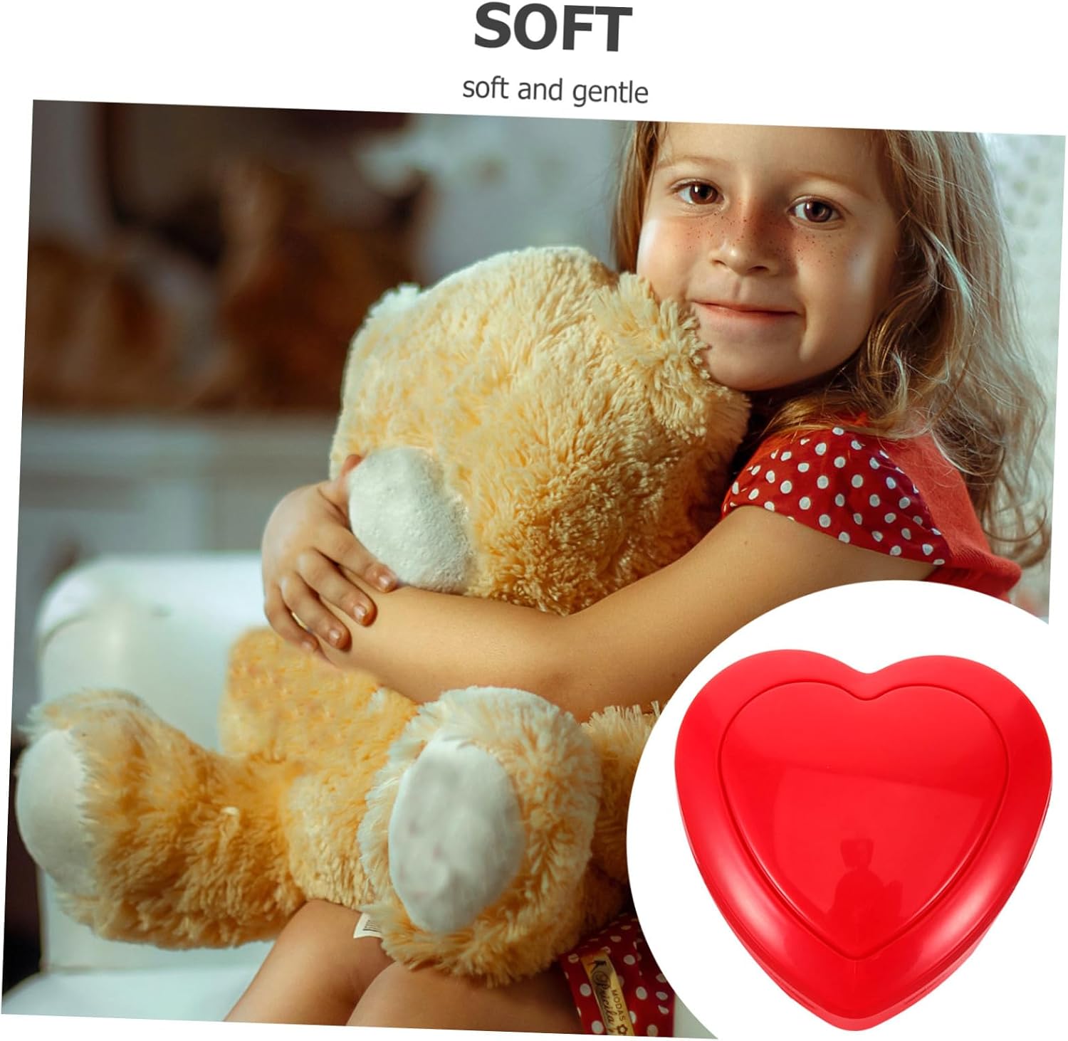 Heartbeat Simulator Stuffed Animal Insert Sound Box for Pets Calming Heartbeat Simulation for Dogs Cats Quality Materials Relaxation Aid