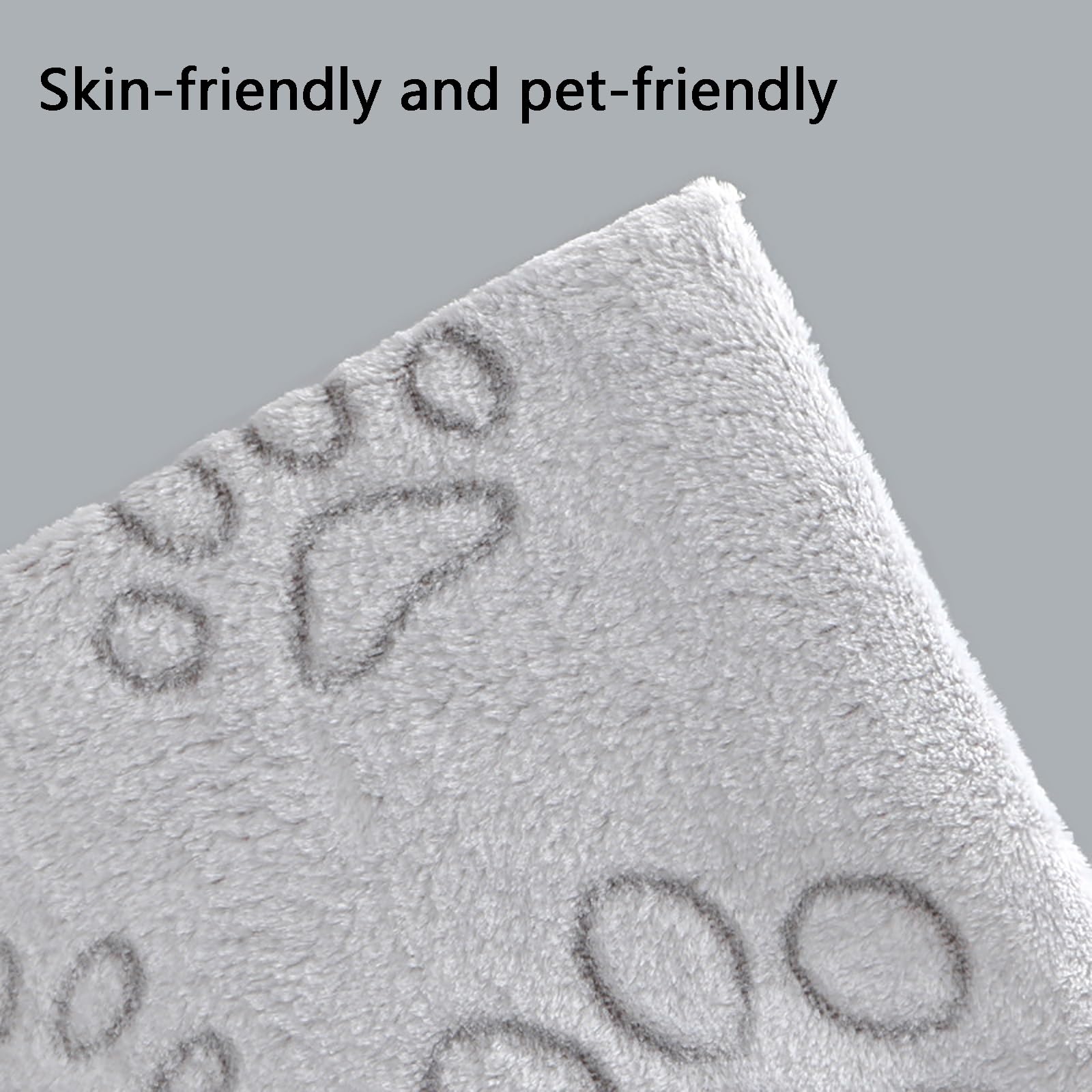 Lot de 2, Tapis Auto Chauffant Chat, Tapis Chauffant pour Animaux, Déhoussable et Lavable, Doux et Confortable, Antidérapant, sans Électricité(White,Medium)