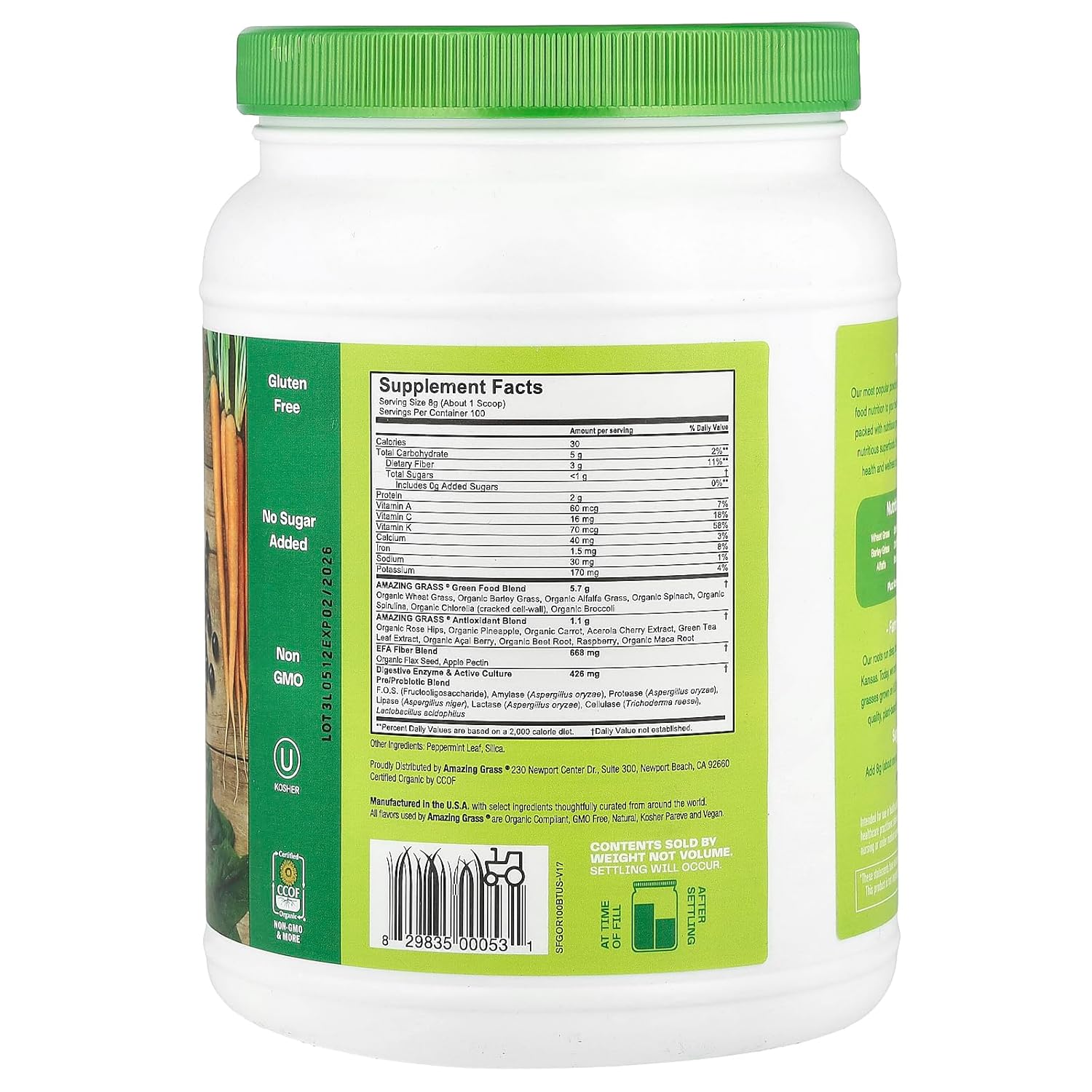 Amazing Grass Green SuperFood Original, 28.2 Ounce