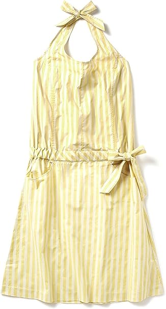 Amazon Co Jp フェリシモ Weekend People ワーキングホルターネック ワンピース イエロー レディース S 服 ファッション小物