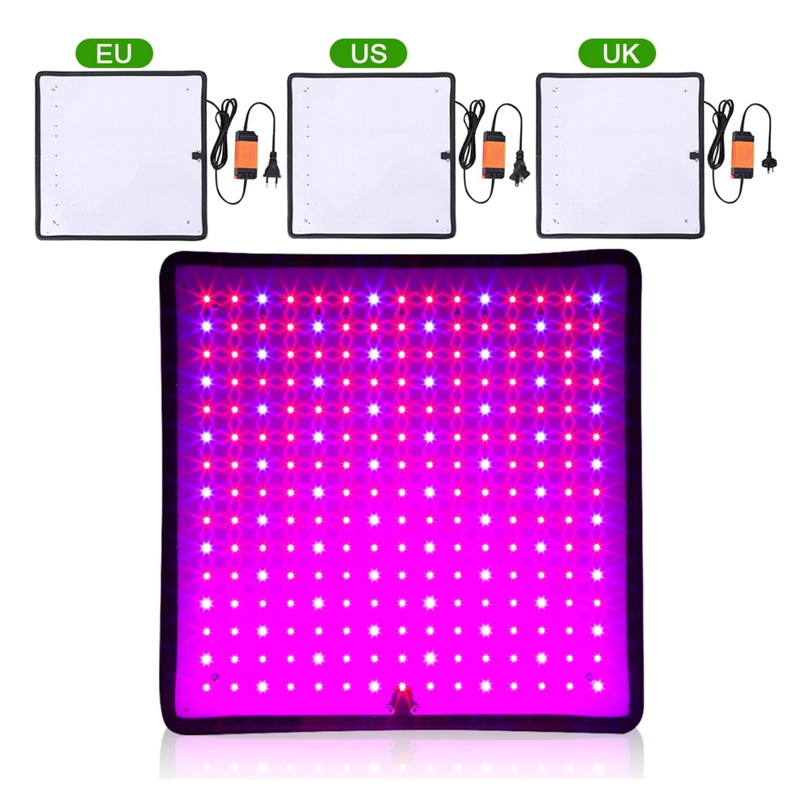 Phyto Grow Light Rot Blau LED Voll Lampe 45W 225 for Indoor Zelt Pflanzen Wachstumslicht UV Indoor-Anbau