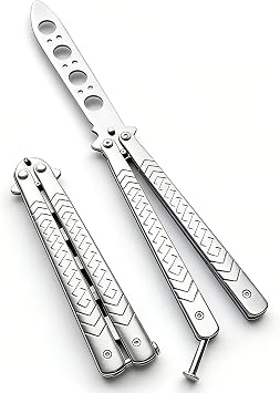 Full Stainless Steel Practice Tool, Well Balance and Comfortable grip, Sliver