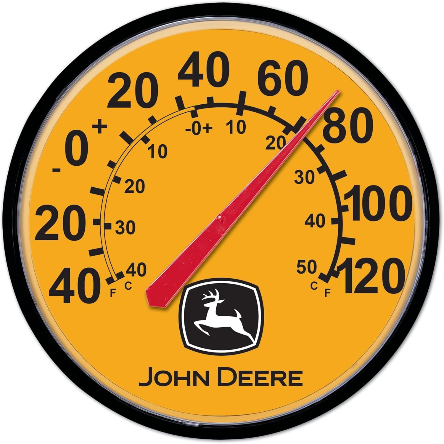 WinCraft Round Thermomether 12.75" John Deere