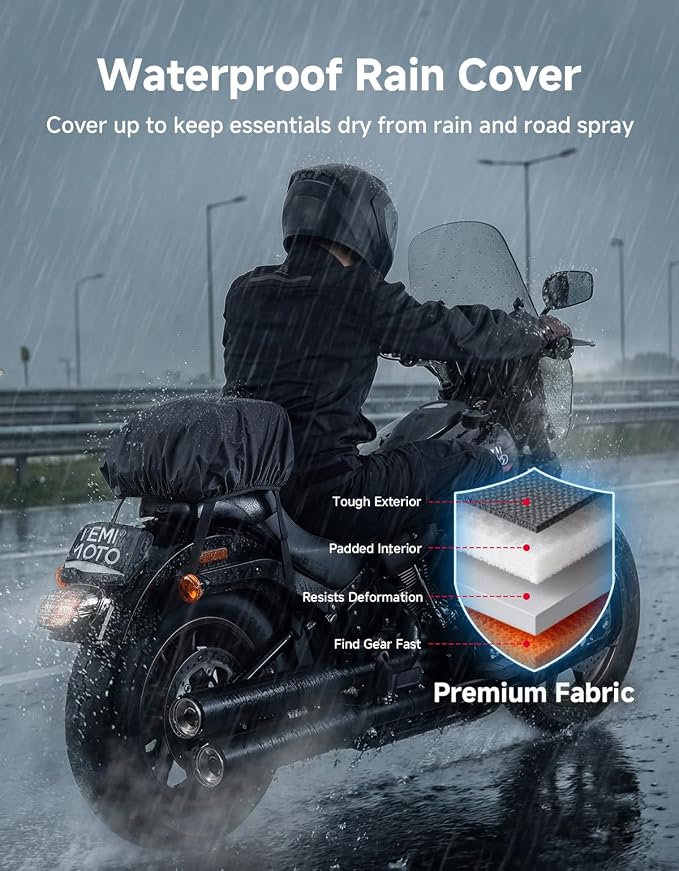 Bolsa Trasera Impermeable para Motocicleta 13L KEMIMOTO miniatura 3
