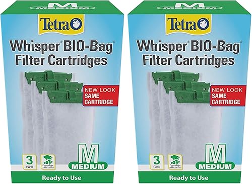 Miniatura 8 de Tetra Whisper Bio-Bag Filter Cartridges for Aquariums - Ready to Use