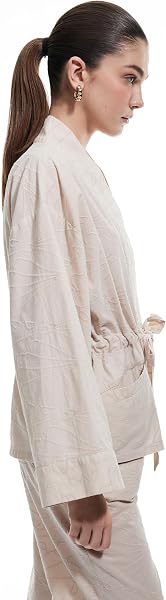 Broderie Wrap Kimono