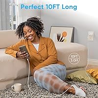 Vista 6 de Cargador para iPhone 17 16 15 cable de carga rápida de 10 pies, bloque de cargador USB C de 30 W para i Phone 15 16 16e 17 Air Plus Pro Max/iPad