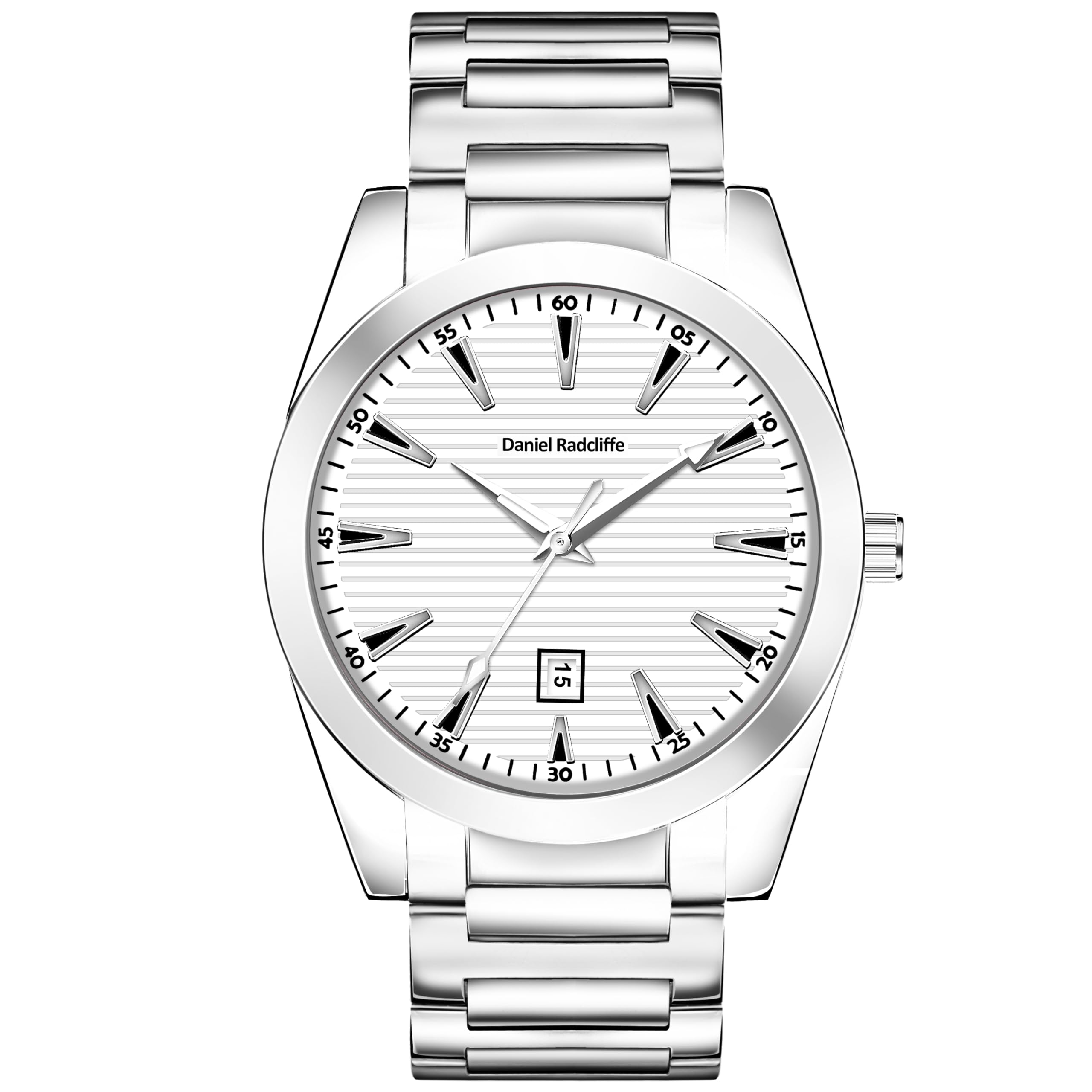 AMERICANVIBER Stainless Steel Chain Analog Wrist Watch for Men & Boys (Blue/Black/Green/Red/White Dial) DRM-023 (White) (B0D41PXNW5) Amazon Price History, Amazon Price Tracker