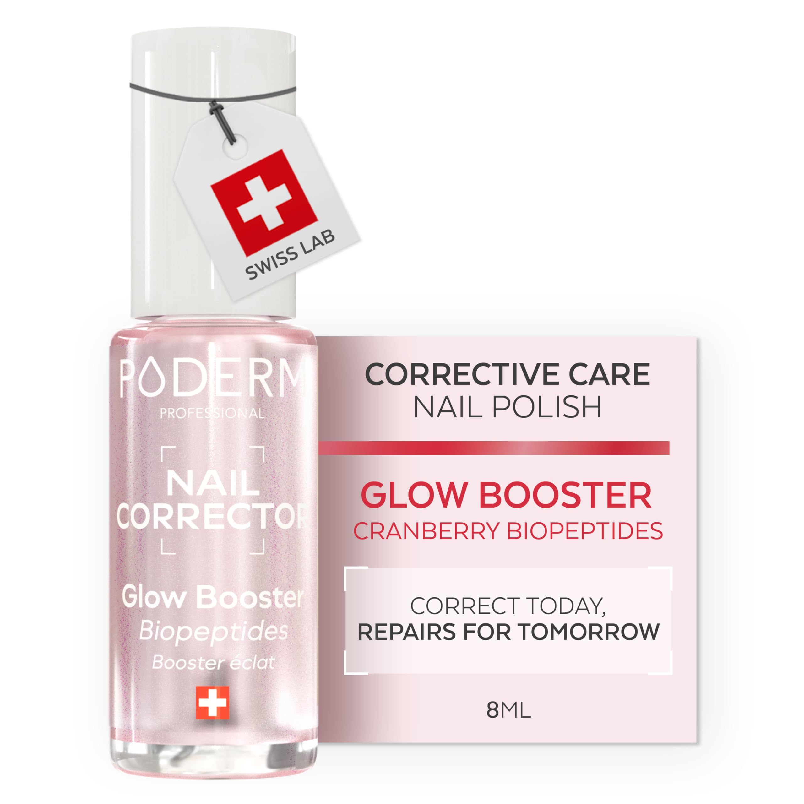PODERM Nail Care Polish Corrector & Perfector - Radiance Booster - 8 ML