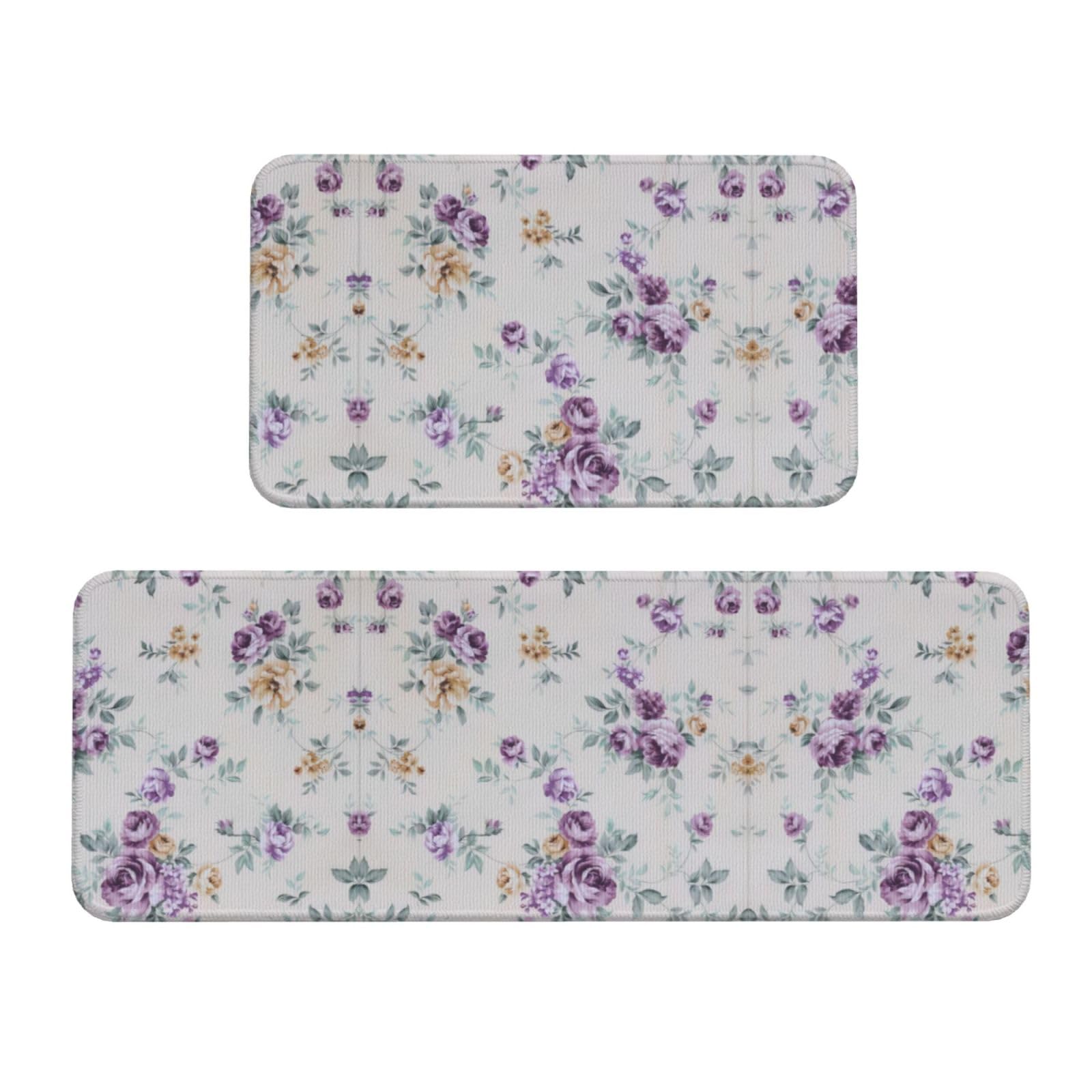 Alfombrillas de cocina florales para llenar de alegría y calidez tu hogar