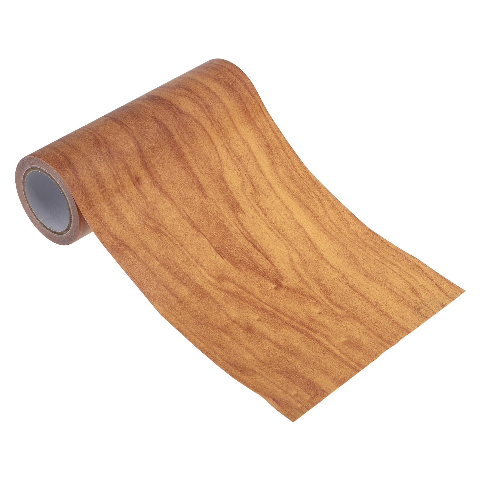 PATIKIL Wood Grain Repair Tape 4.7" x15ft, Self Adhesive Realistic Textured Repair Tape Patch for Floor Door Table Cabinets Desk,Wheat Maple