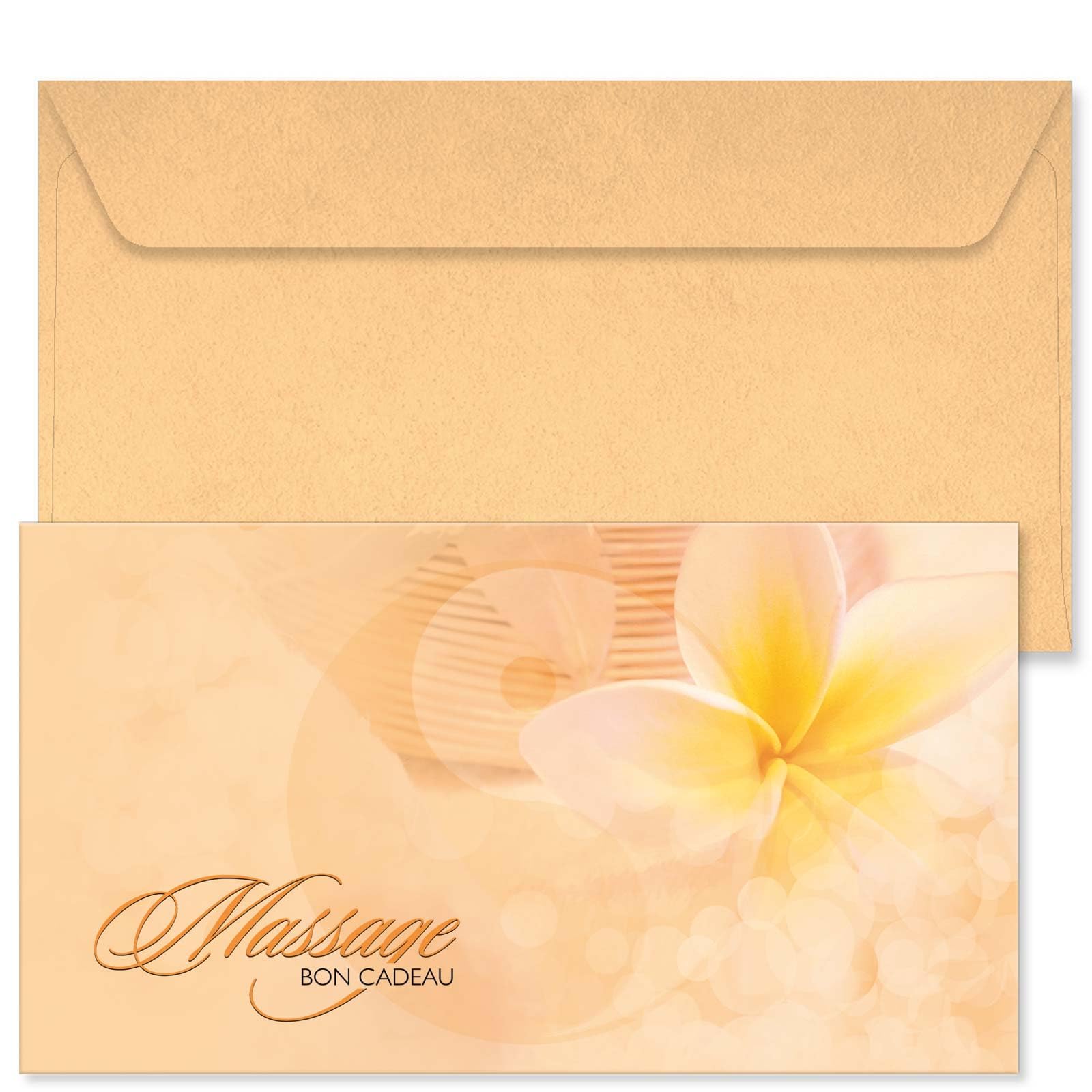 Bons cadeaux de massage à remplir avec enveloppe pour cabinets MA1230F-1-100
