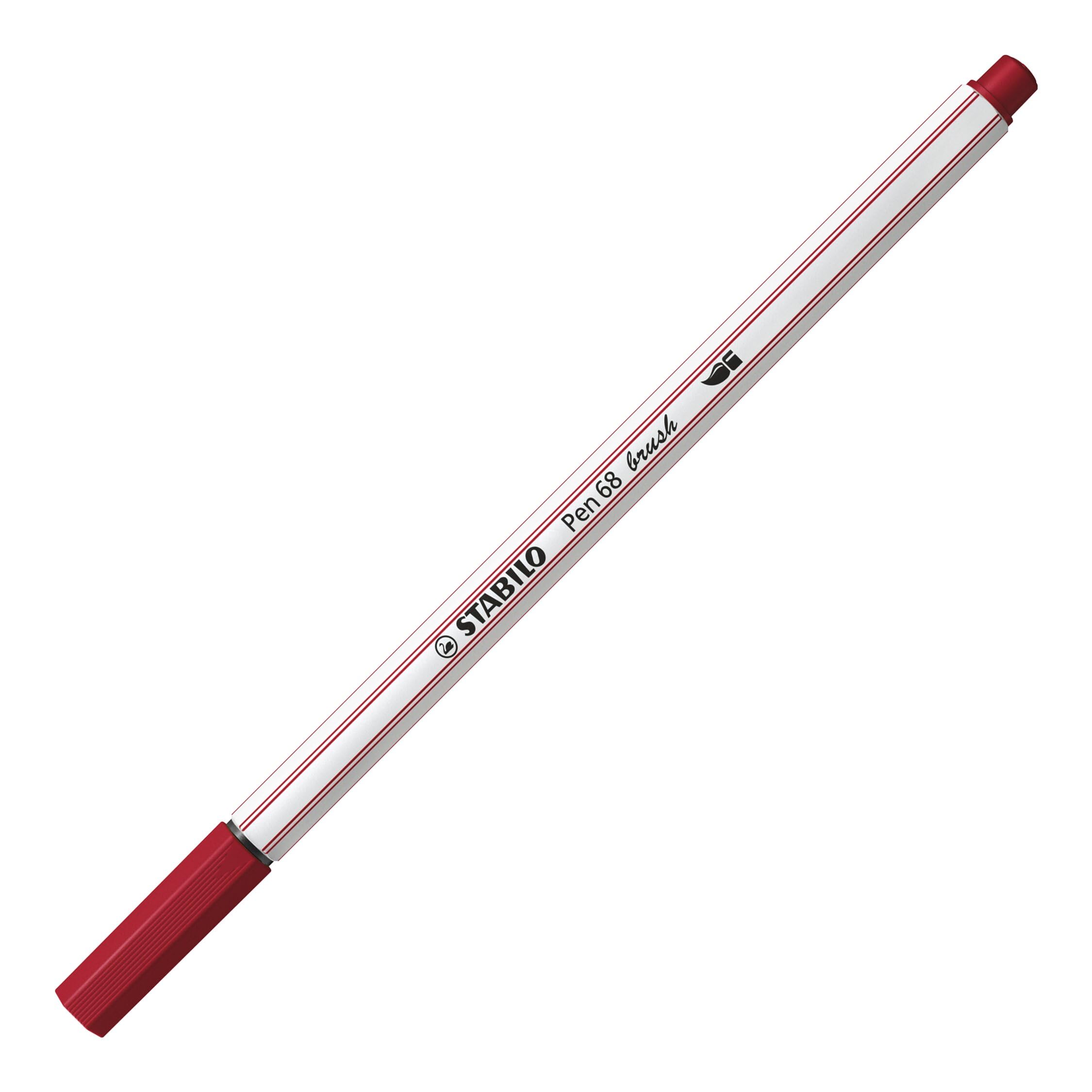 STABILO - Premium-Filzstift mit Pinselspitze für variable Strichstärken - Pen 68 brush - ARTY - 30er Pack