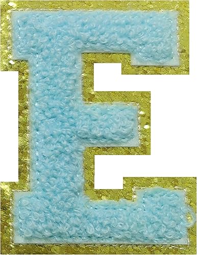 Miniatura 43 de 4 parches de letras de felpilla blanca, parches termo-adhesivas de 2.2", parches de letras de felpilla para ropa (M)