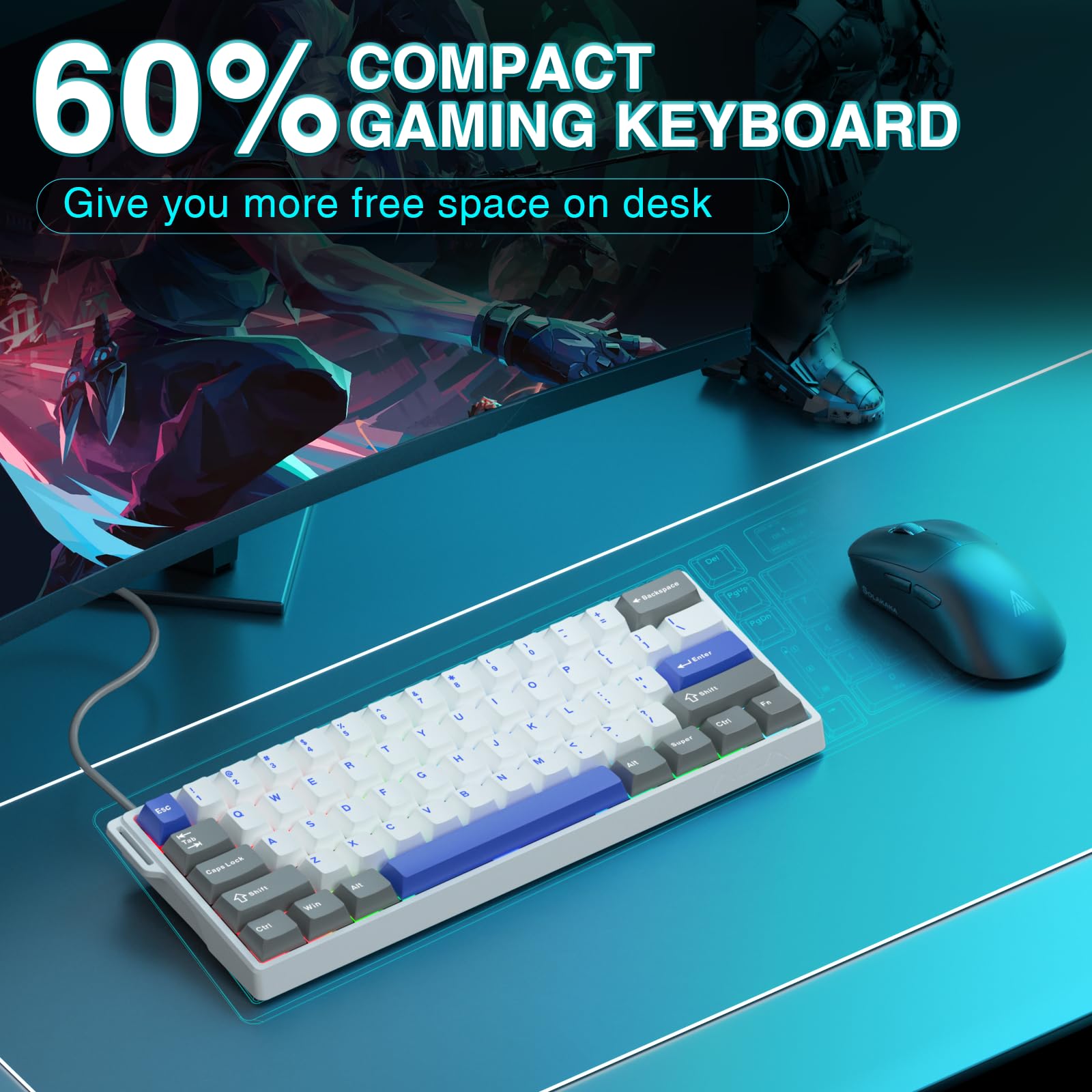Amazon | AULA WIN60 HE MAX - 60%メカニカルゲーミングキーボード