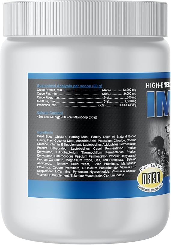 Amazon Com Annamaet Impact High Energy Dense Nutrition Supplement For Dogs Helps Support Healthy Weight In Canine Athletes Post Surgical Dogs And Dogs With Fast Metabolism 1 Lb Pet Supplies