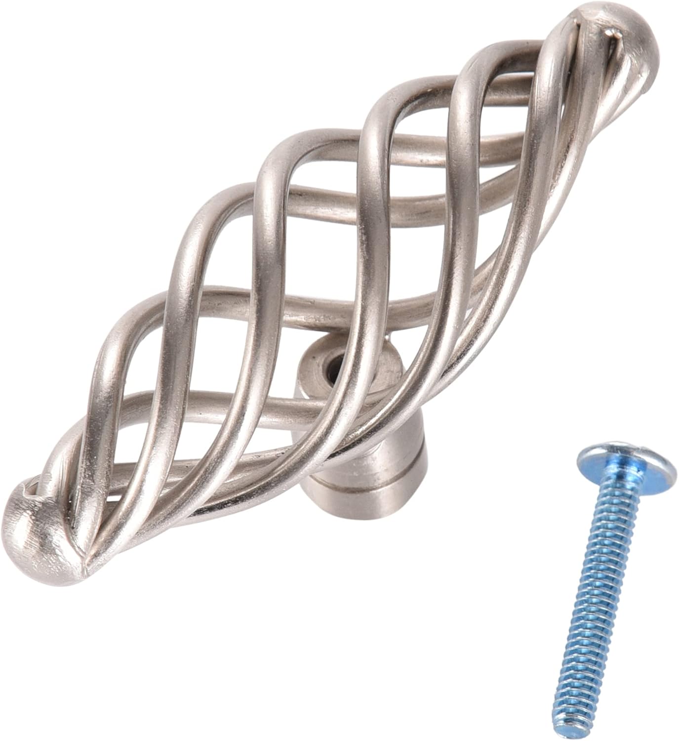 898SN-25 Satin Nickel Bird Cage Cabinet Knob 2 3/8" 60mm (Pack of 25)