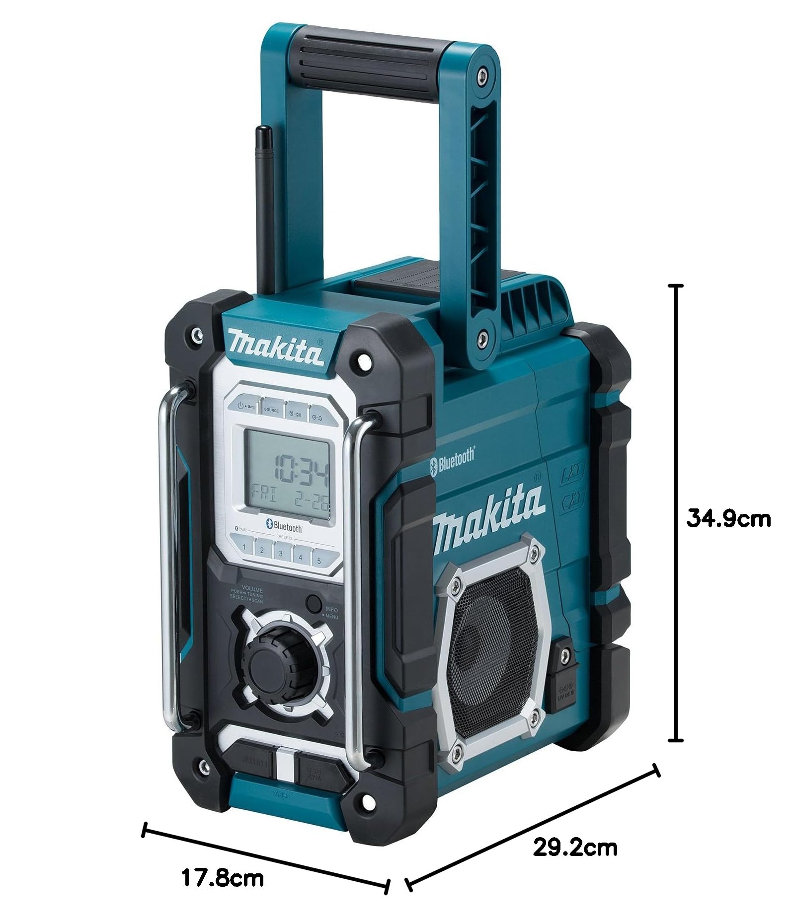 Makita Bluetooth　MR108 Makita DMR108 7.2-18V AM/FM Job Site Radio with Bluetooth : Amazon