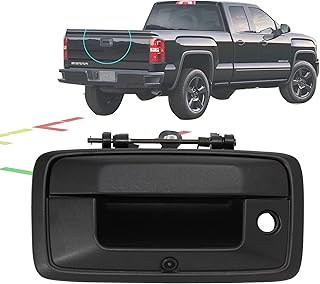 Tailgate Handle Backup Camera Replacement for 2014-2018 Chevy Silverado/GMC Sierra Rear View Camera Car Door Tailgate Camera Park Assist Reverse Camera