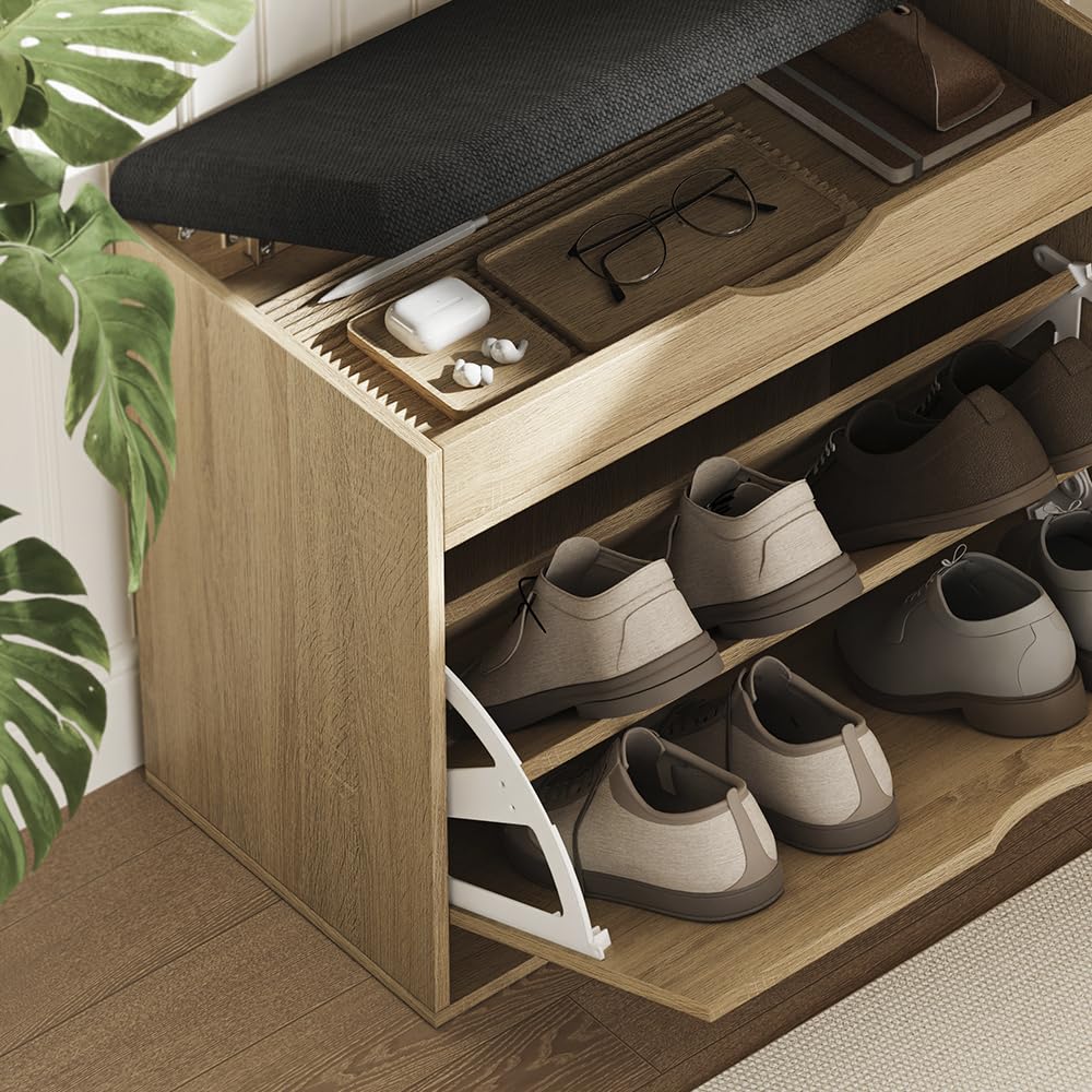 Vicco Banco para Zapatos Schufy, Sonoma, 60 x 51 cm
