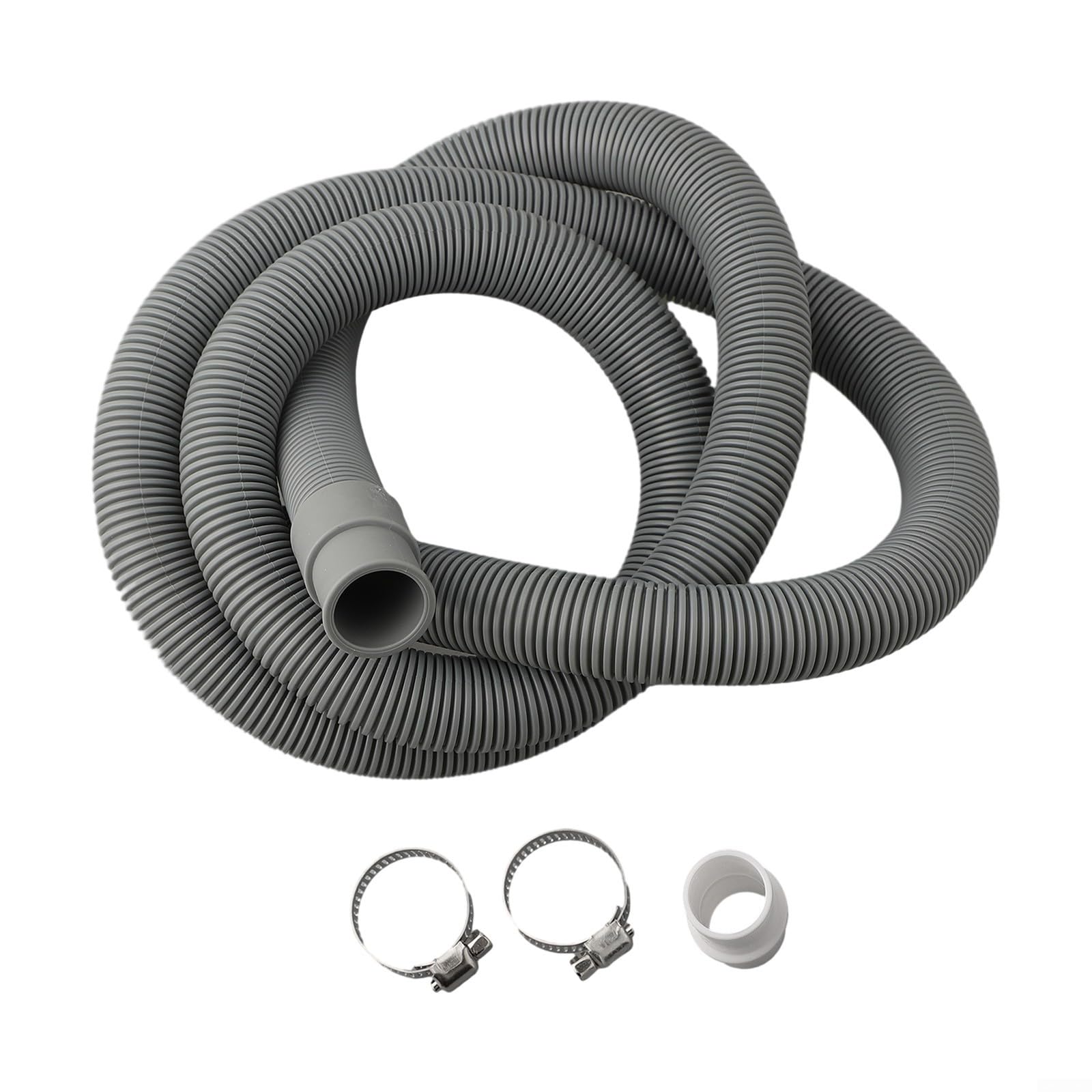 Tubo di scarico, Tubo di prolunga for tubo di scarico for lavatrice e lavastoviglie, materiale anti-invecchiamento, attrezzatura facile da posizionare(150CM)