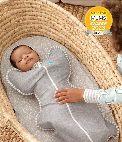 Miniatura 4 de Love to Dream - Manta envolvente Swaddle UP para bebés de 5-85 lb permite que duerma en su posición preferida pautorelajarseajuste cómodocalma Azul