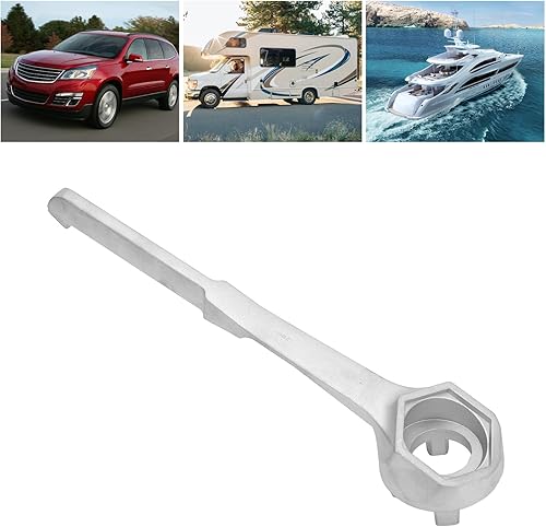 Miniatura 8 de Drum Spanner and Aluminum Wrench, Universal Fit for Opening 10 15 20 30 55 Gallon Drums, Lightweight and Sturdy, Ideal for Home, Industrial, and