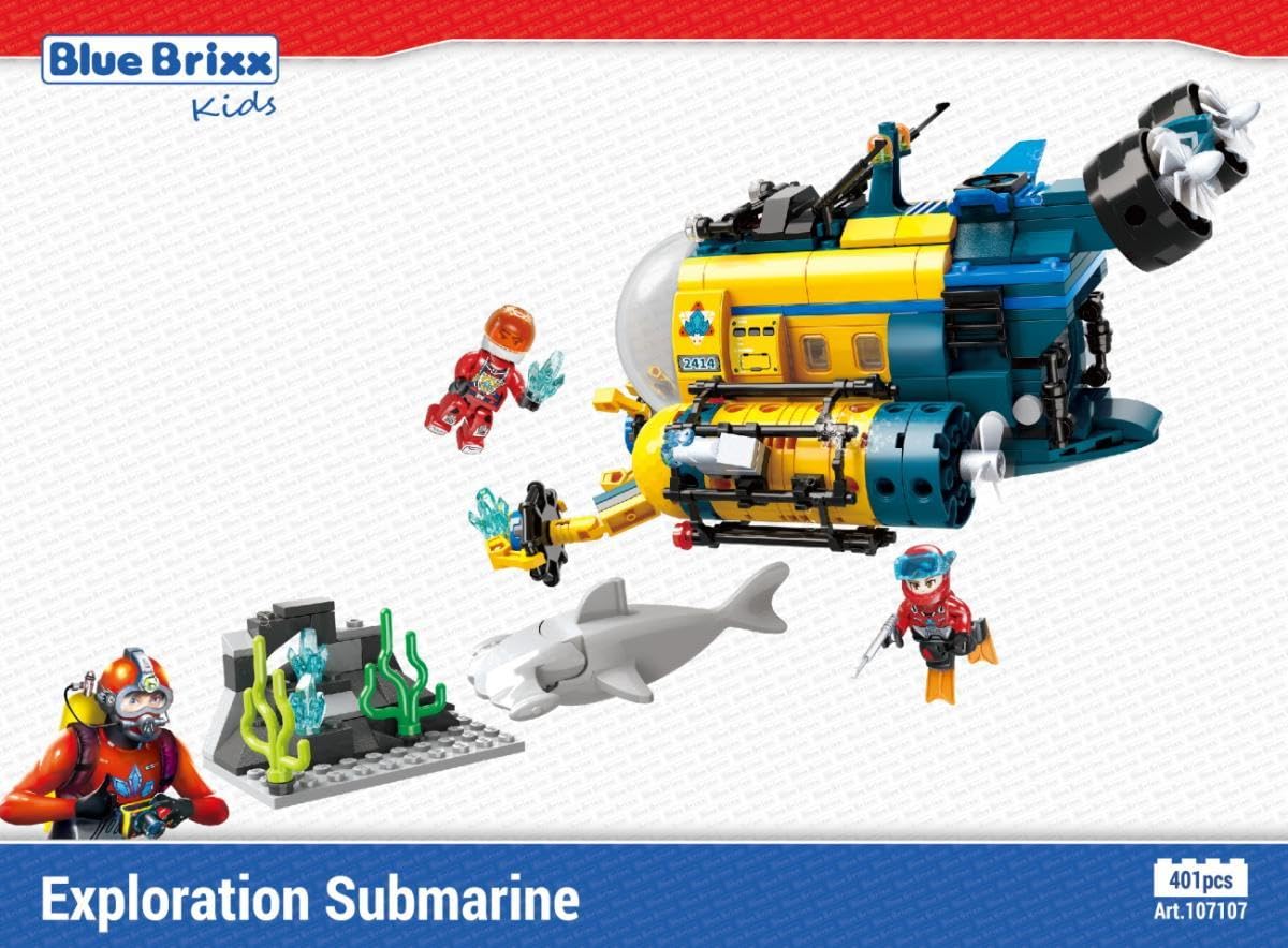 BlueBrixx Kids 107107 - Kyanite Squad Deep Sea: Exploration