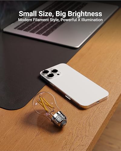 Miniatura 6 de Sunco - Paquete de 6 bombillas LED A15, estilo Edison, iluminación de filamento vintage regulable, 800 LM, 7 W (equivalente a 60 W), blanco suave de