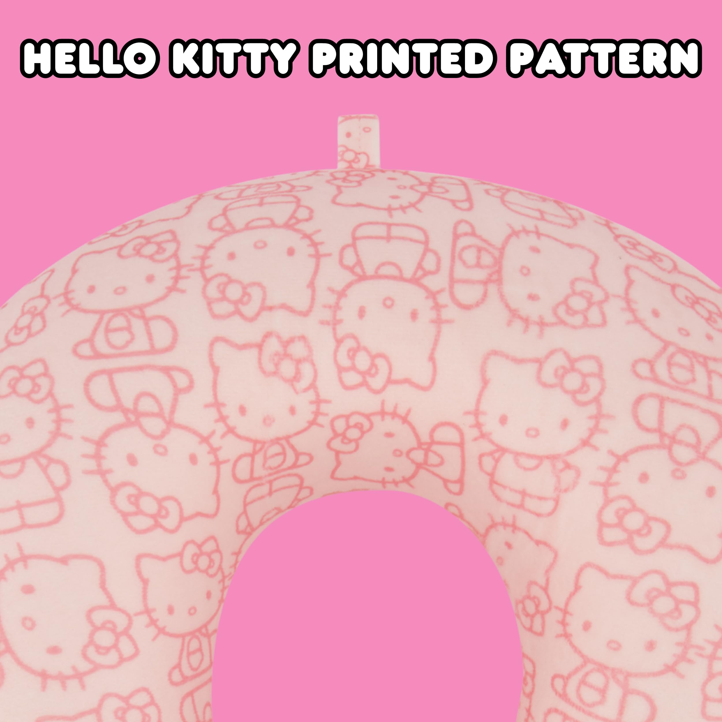 サンリオキャラクターズ ハローキティ 低反発 ネックピロー 旅行 快適 グッズ Siffler サンリオキャラクターズ ハローキティ 低反発 ネック