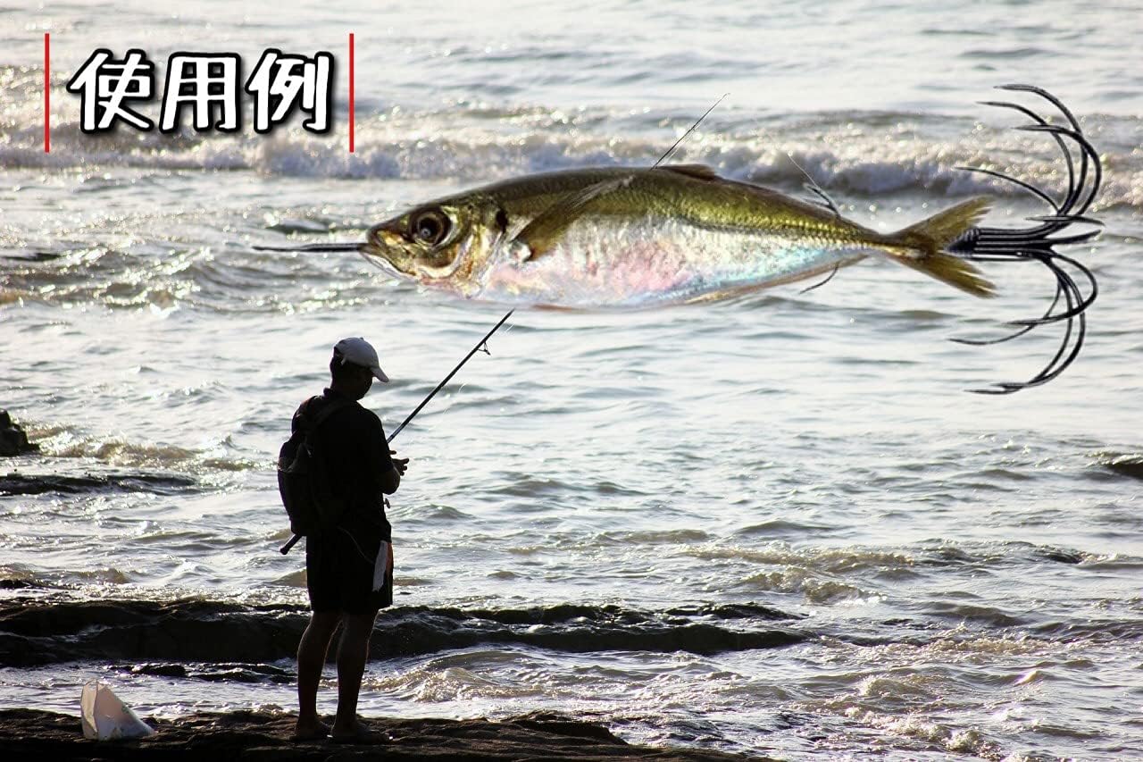 Amazon River Horse イカフック 3本セット 掛け針 泳がせ ウキ釣り アオリイカ River Horse フック 針