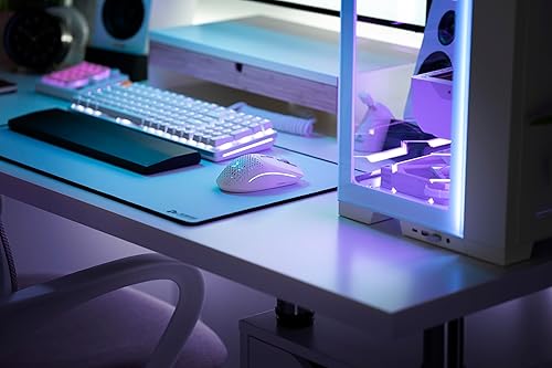 Miniatura 7 de Glorious Mouse inalámbrico para juegos modelo I 2 para juegos, híbrido de 2.4 GHz y Bluetooth, 2.65 oz superligero, 9 botones (2 intercambiables),